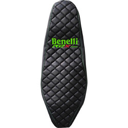 Κάλυμμα σέλας μπακλαβωτό Benelli RCX 185 μαύρο με πράσινη ραφή Racing