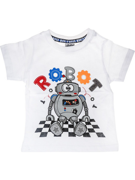 Mago κοντομάνικη μπλούζα με τύπωμα White Robot