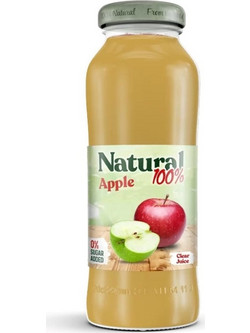Naturals Frutex Φυσικός Χυμός με γεύση Μήλο 200ml