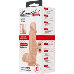 Baile Beautiful Encounter Catoblepas Ρεαλιστικό Dildo με Βεντούζα & Όρχεις 20.6cm Flesh D-233020