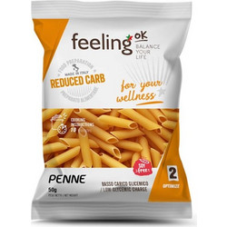 Ζυμαρικά Penne Optimize με φυτικές ίνες Low Carb FeelingOk 50g - FeelingOk