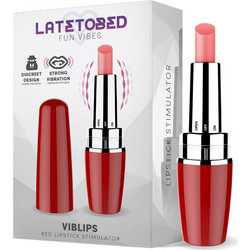 LateToBed Viblips Κλειτοριδικός Δονητής 9.5cm Κόκκινος