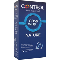 Control Nature Easy Way Προφυλακτικά με Λιπαντικό 10τμχ
