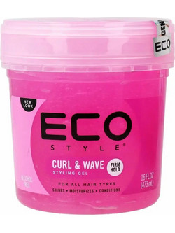 Eco Style Curl & Wave Pink Styling Gel 473ml