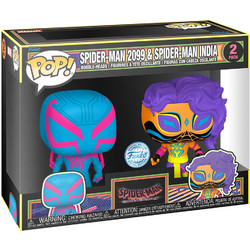 Funko Pop! Spider-Man Across The Spider-Verse 2-pack Spider-Man 2099 & Spider-Man India Special Edition