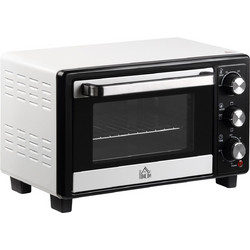 HOMCOM 800-083V90WT Ηλεκτρικό Φουρνάκι 16lt χωρίς Εστίες
