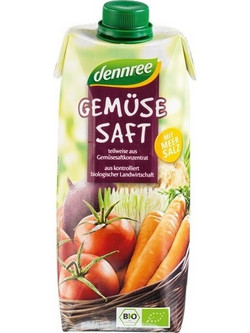 Χυμός Λαχανικών Dennree 500ml BIO