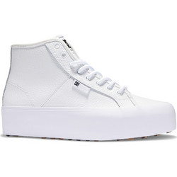 DC Γυναικεία Sneakers Flatforms Μποτάκια Λευκά ADJS300286-WW0