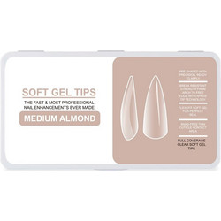 UpLac Gelly Tips Soft 240 pcs Almond Medium