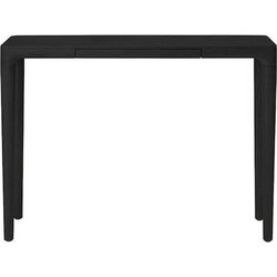 Κονσόλα Heart'n'Soul 5110 110x30x82cm Black Oak Umage Ατσάλι,Ξύλο,Mdf