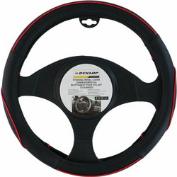 Καλύμμα Τιμονιού Dunlop Μαύρο Κόκκινο O 38 cm
