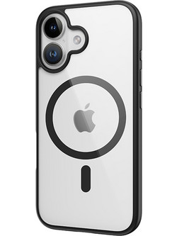 Θήκη iPhone 16 Plus ROCK Premium Διάφανη με ενισχυμένες γωνίες και συμβατότητα MagSafe φορτιστή Πλάτη TPU μαύρο
