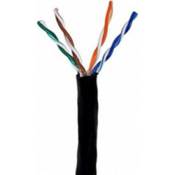 Anga U/UTP Cat.5e Kαλώδιο Δικτύου Ethernet 100m Black