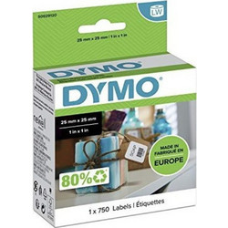 Dymo Ετικέτες Γενικής Χρήσης Square Removable 25x25mm Λευκό (S0929120)