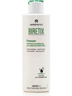Cantabria Labs Biretix Purifying Cleansing Gel Καθαρισμού Προσώπου για Ακμή 200ml