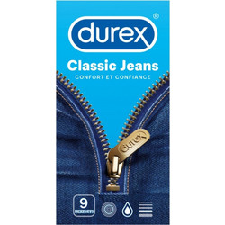 Durex Jeans Προφυλακτικά με Λιπαντικό 9τμχ