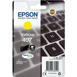 Epson 407 Yellow Μελάνι Εκτυπωτή Inkjet