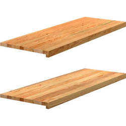 Περβάζια παραθύρων 2 τεμ. Αν. Καφέ 110x40x2εκ. Μασίφ Ξύλο Δρυός 4009161