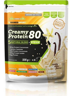 NamedSport Creamy Protein 80 Vanilla Delice Πρωτεΐνη Ορού Γάλακτος 500gr