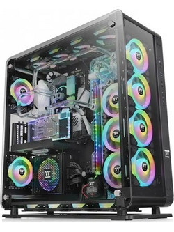 Thermaltake Core P8 TG Black Gaming Full Tower Κουτί Υπολογιστή με Πλαϊνό Παράθυρο