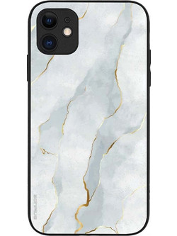 Sonique Marble Series Back Cover White 01 (iPhone 11)