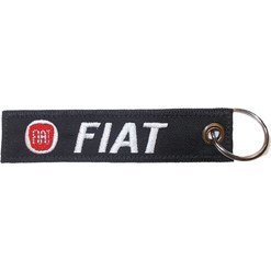Υφασμάτινο μπρελόκ FIAT με κέντημα FLAT