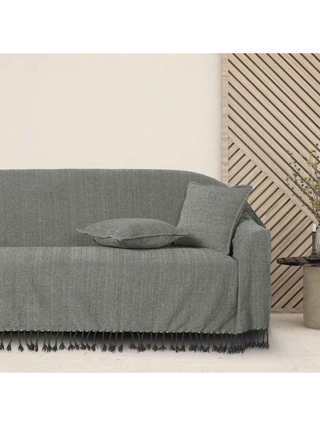 Das Home Ριχτάρι Τριθέσιου Καναπέ 180x300 0275 Dark Grey