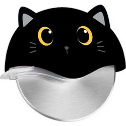 Κόπτης Πίτσας i-total Black Cat 10cm XL2789