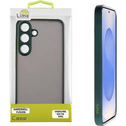 Lime Successories Lime Θηκη Samsung S25 5G S931 6.2'' Hardshell Fusion Full Camera Protection Green With Yellow KEYS