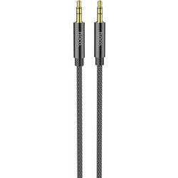 Hoco Καλώδιο 3.5mm male - 3.5mm male Μαύρο 1m (UPA19)
