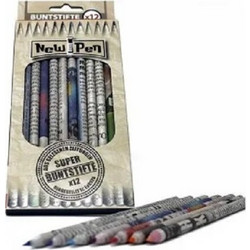Spadi New Pen Οικολογικές Ξυλομπογιές 12 Χρώματα 12τμχ