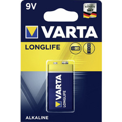 Varta Longlife 9V 10τμχ