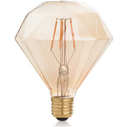 E27 diamond 5.5w 1800k 10 Τεμάχια λάμπες μελί