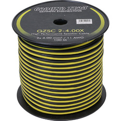 Καλώδιο ηχείων 2X4mm (100m) - Ground Zero GZSC 2-4.00X