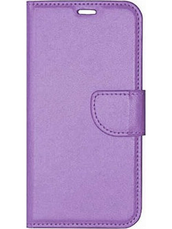 Wallet Cover Θήκη Δερματίνης για iPhone X/ Xs Λιλά