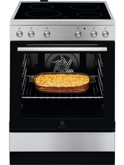 Electrolux LKR64001OX Κουζίνα Ηλεκτρική 73lt με Κεραμικές Εστίες 59.6cm