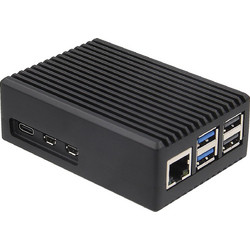 Case Inter-Tech ODS-739 RASPBERRY - Black