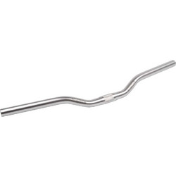 M-WAVE ΤΙΜΟΝΙ ΑΛΟΥΜΙΝΙΟΥ TOURING 25.4mm x 600mm SILVER 401207 25.4mm Ασημί