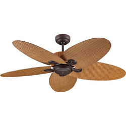 Beacon Lucci Air Fijian II Rattan Ανεμιστήρας Οροφής 132cm 61W Καφέ