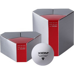 XIOM ITTF SEAMLESS PLASTIC- 6 BALLS