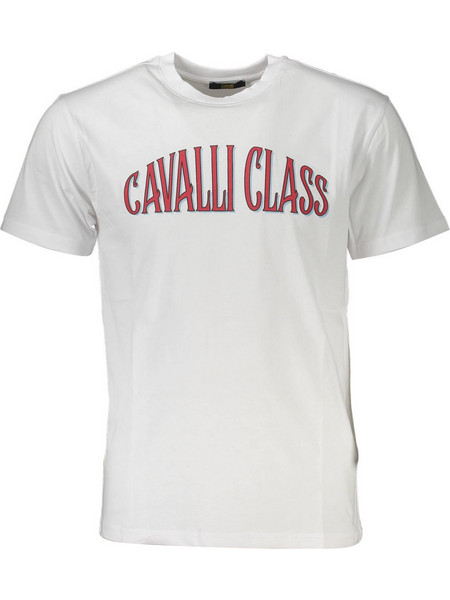 T-Shirt Cavalli Class QXT60B-JD060-00053 Λευκό