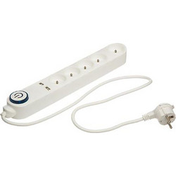 Πολύμπριζο Χ5 + 2USB θύρες