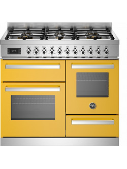 Bertazzoni PRO106L3EGIT Κουζίνα Ηλεκτρική με Εστίες Αερίου 99.5cm