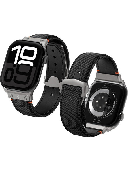 Spigen SGP Classic Fit Λουράκι Υφασμάτινο Black (Apple Watch 44 / 45 / 46 / 49mm)