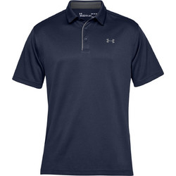 Under Armour Tech Ανδρική Αθλητική Μπλούζα Polo Μπλε 1290140-410