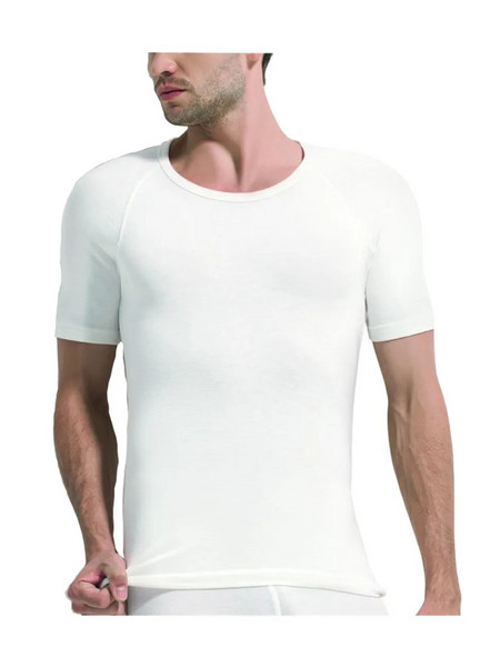 FMS Unisex Ισοθερμικό Μπλουζάκι Κοντό Μανίκι, Χρώμα Λευκό