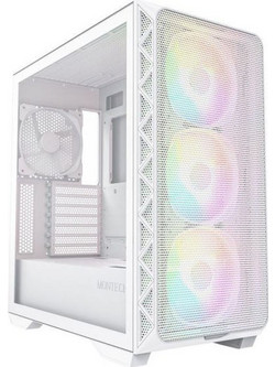 Montech Air 903 Max White Gaming Midi Tower Κουτί Υπολογιστή RGB με Πλαϊνό Παράθυρο