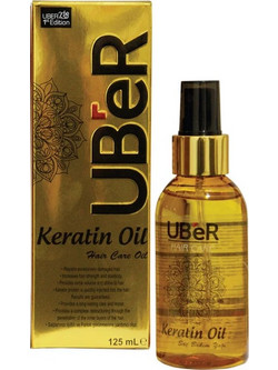 Uber Keratin Hair Care Ξηρό Λάδι Μαλλιών Κερατίνη για Επανόρθωση 125ml