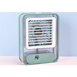 Mini Air Cooler, Ανεμιστήρας Υδρονέφωσης & Υγραντήρας 4.5W Μπαταρίας