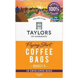 Καφές Taylors of Harrogate Flying Start Roast 5 Coffee Bags 10 Φακελάκια